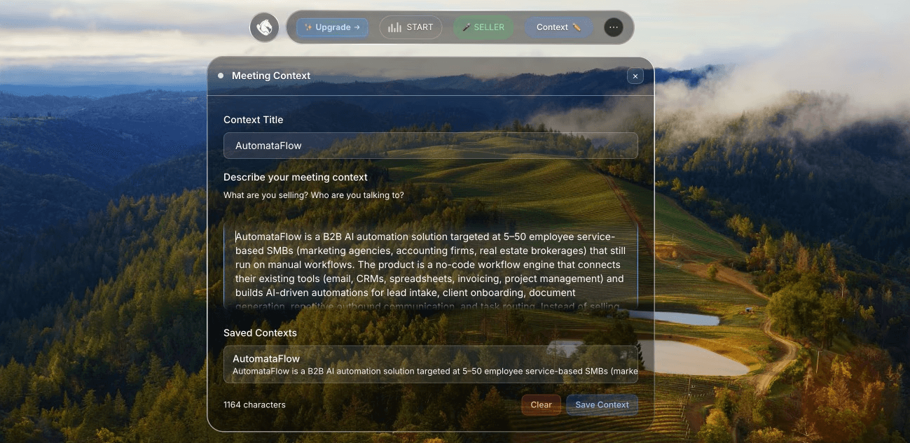 personalization tab overlay