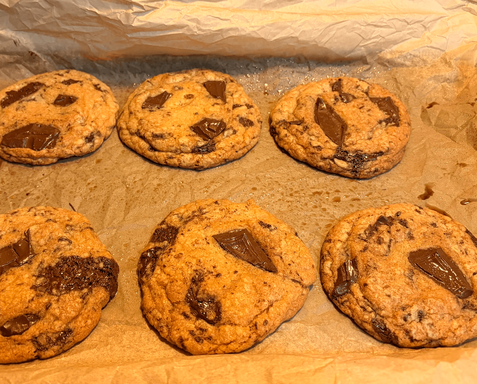 Freshly baked cookies