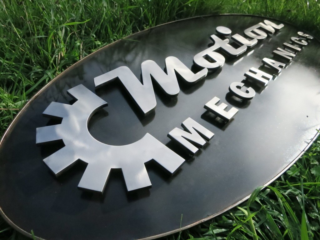 3D metal CNC sign