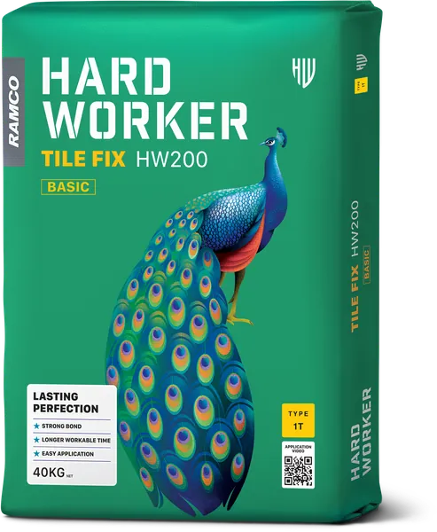 Hard Worker Tile Adhesive - 5 variants for different tyes of tile, Ceramic, Vitrified, Granide, marble, Glass, natural stone, cladding etc.