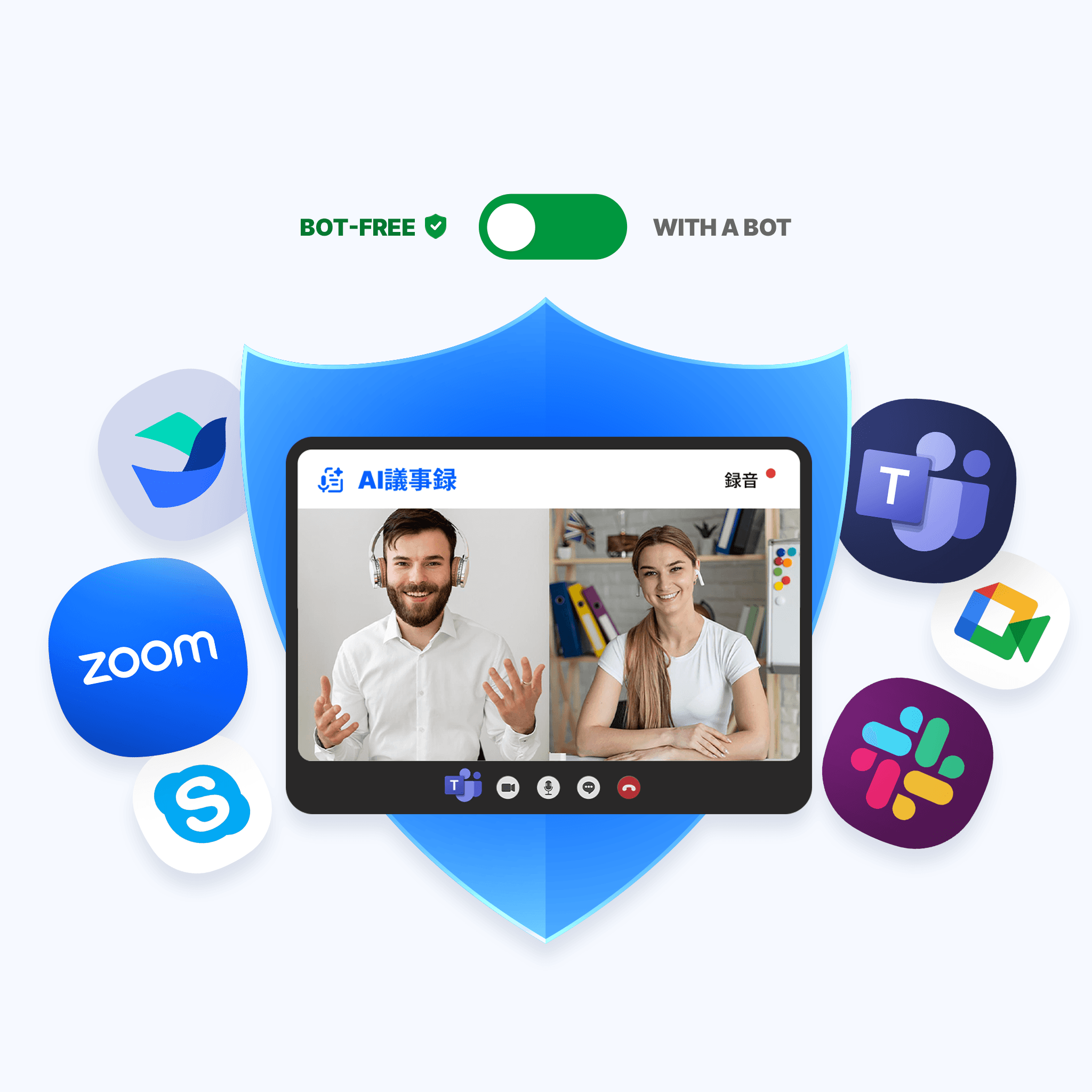 Doraverse AI Meeting Captures with bot or no-bot