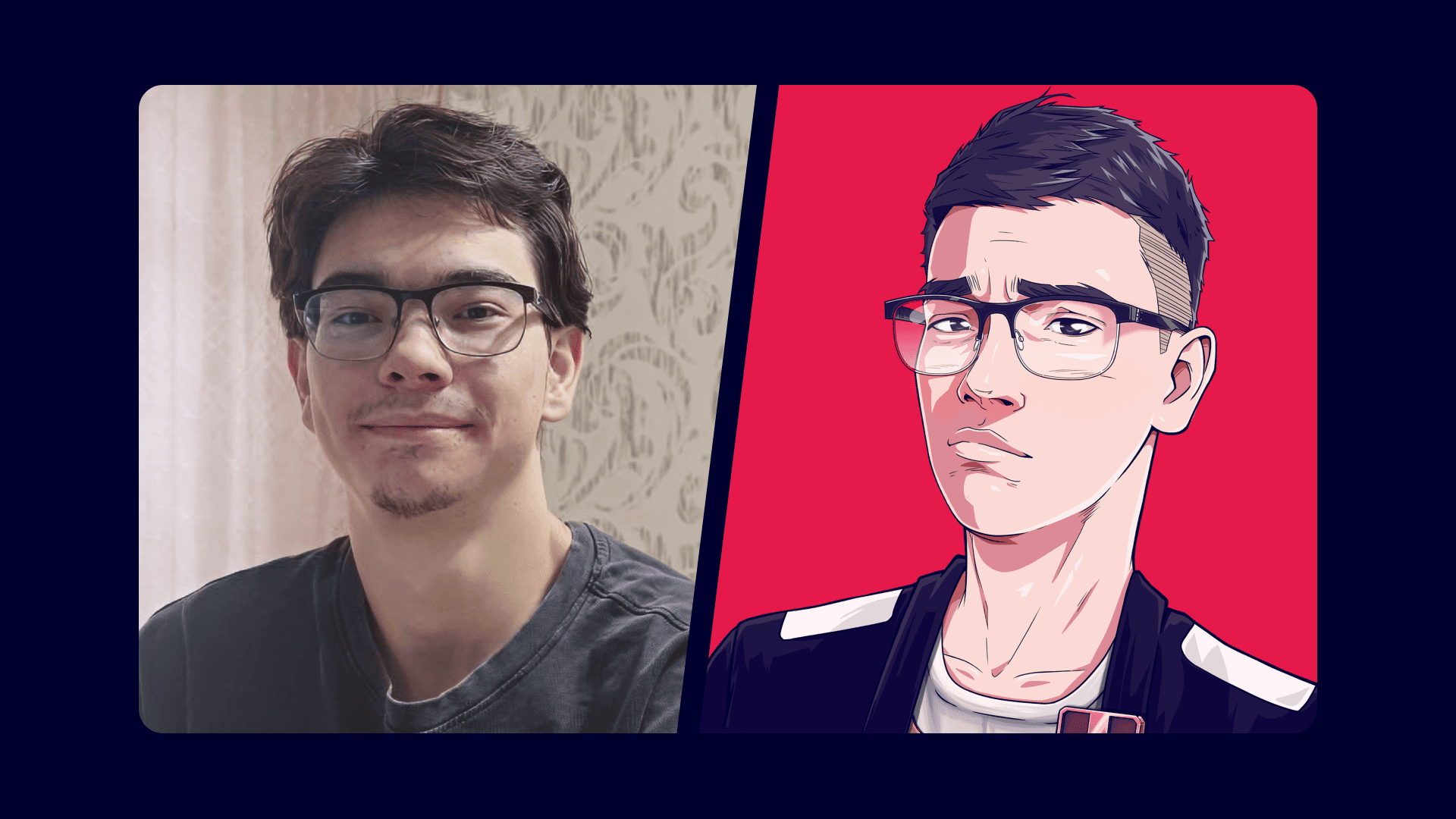 Example of Barracuda and his caricature drawn by MSTYKI who is now part of our core team