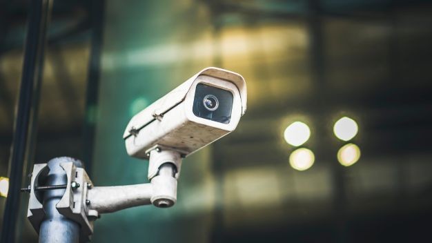 Connected surveillance cameras with digital network