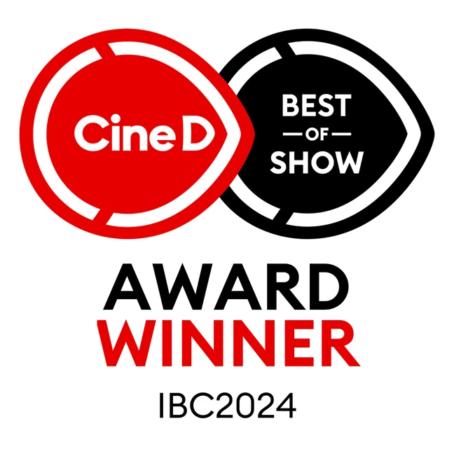 CineD Best of Show Award Winner IBC 2024