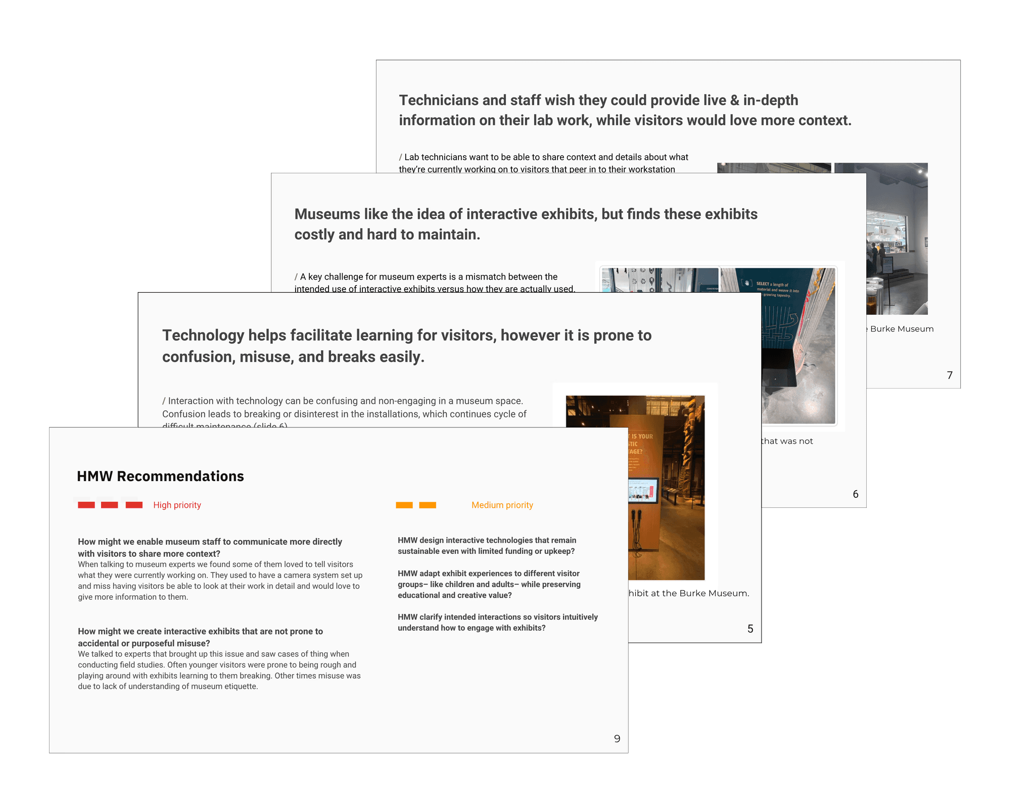 Research findings report deck
