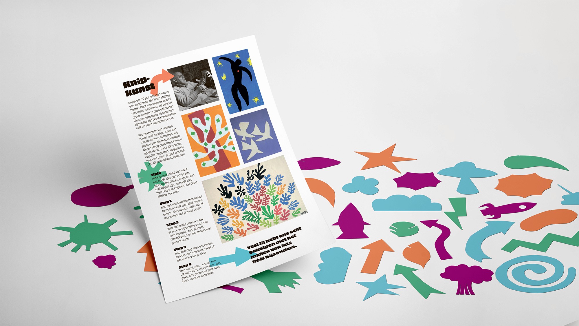 Grafisch ontwerp Wow Verbazisschool knipkunst