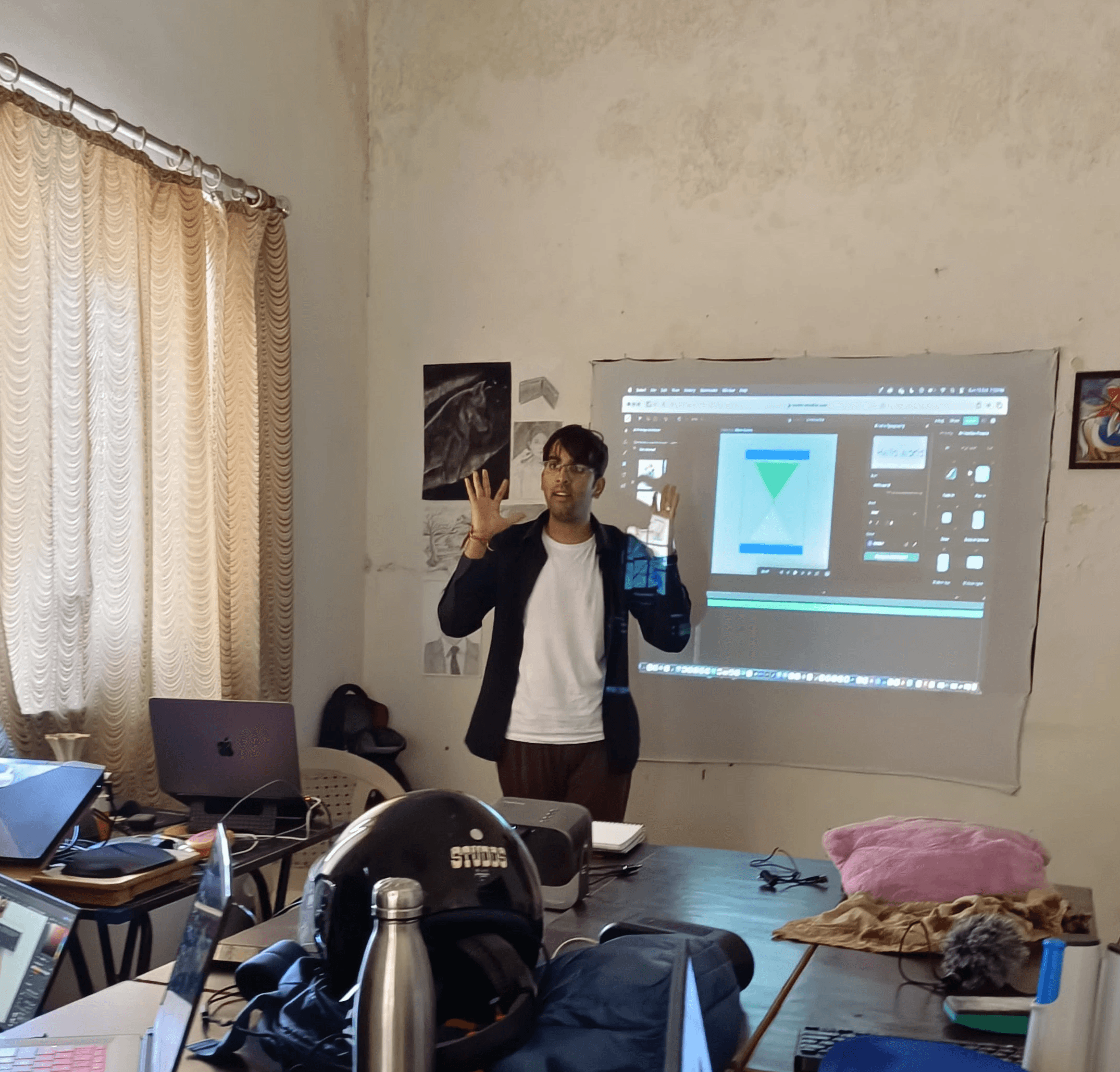 people sitting on chair in front of computer