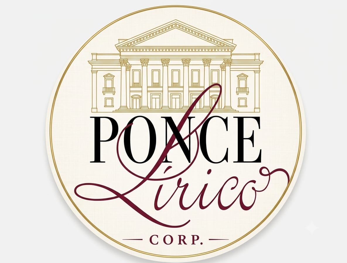 Logotipo oficial de Ponce Lírico