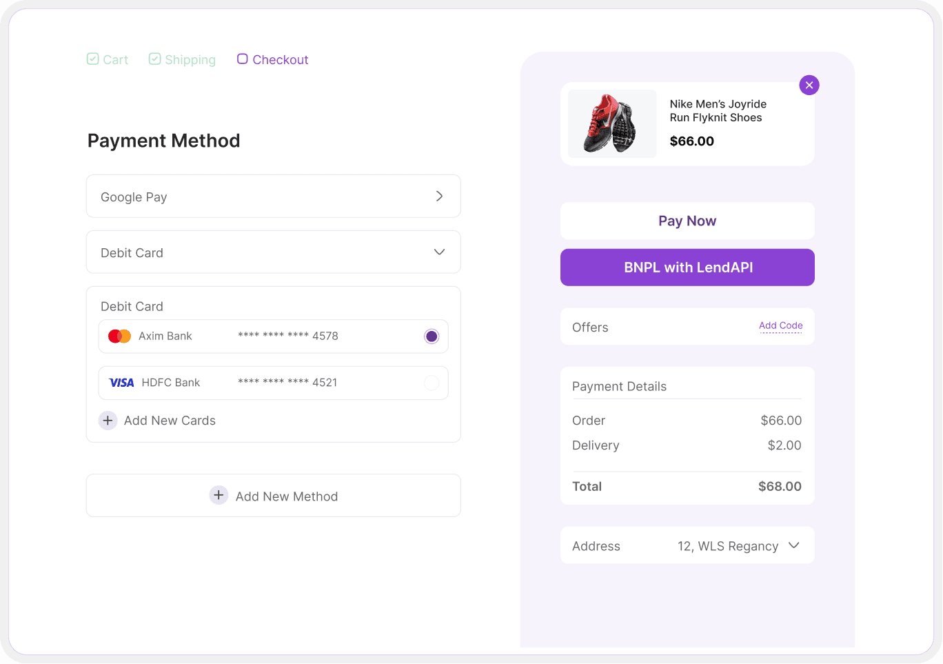 Dashboard showcasing organizational functionality