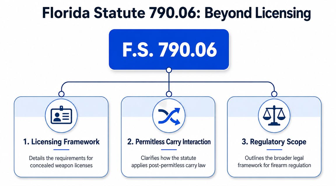 What Florida Statute 790.06 Actually Governs Today