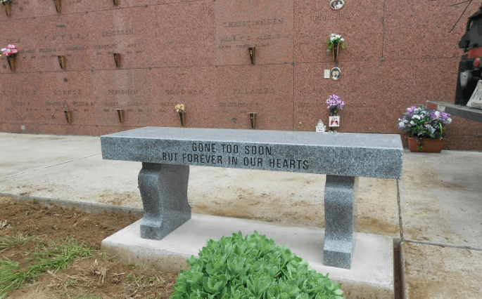 memorial bench