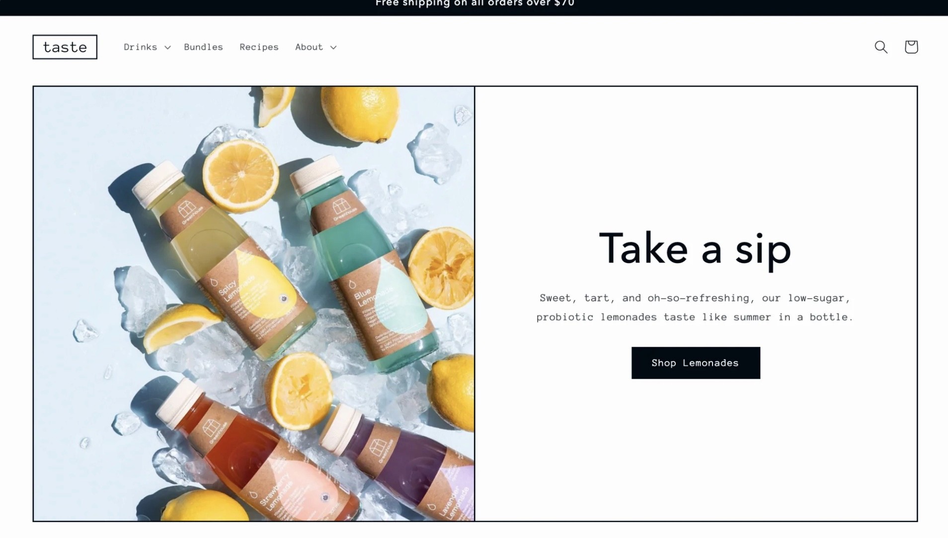 taste shopify theme