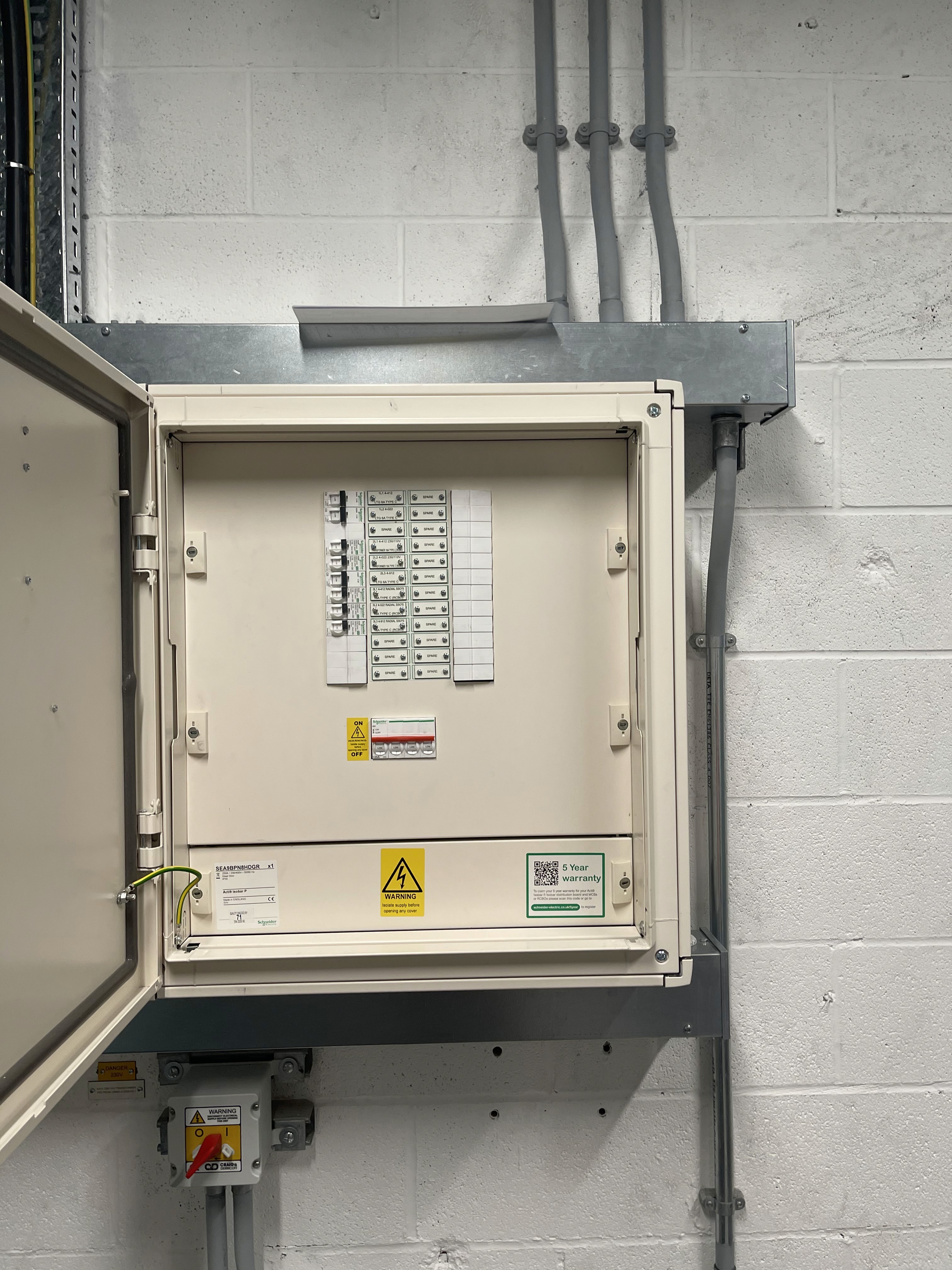 An electrical rail project completed by DPH 