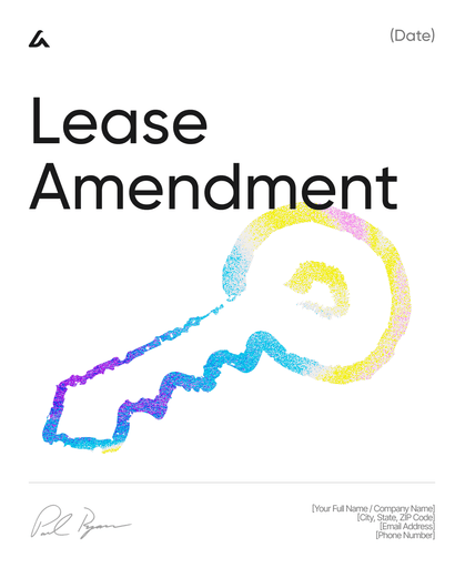 Lease Amendment 