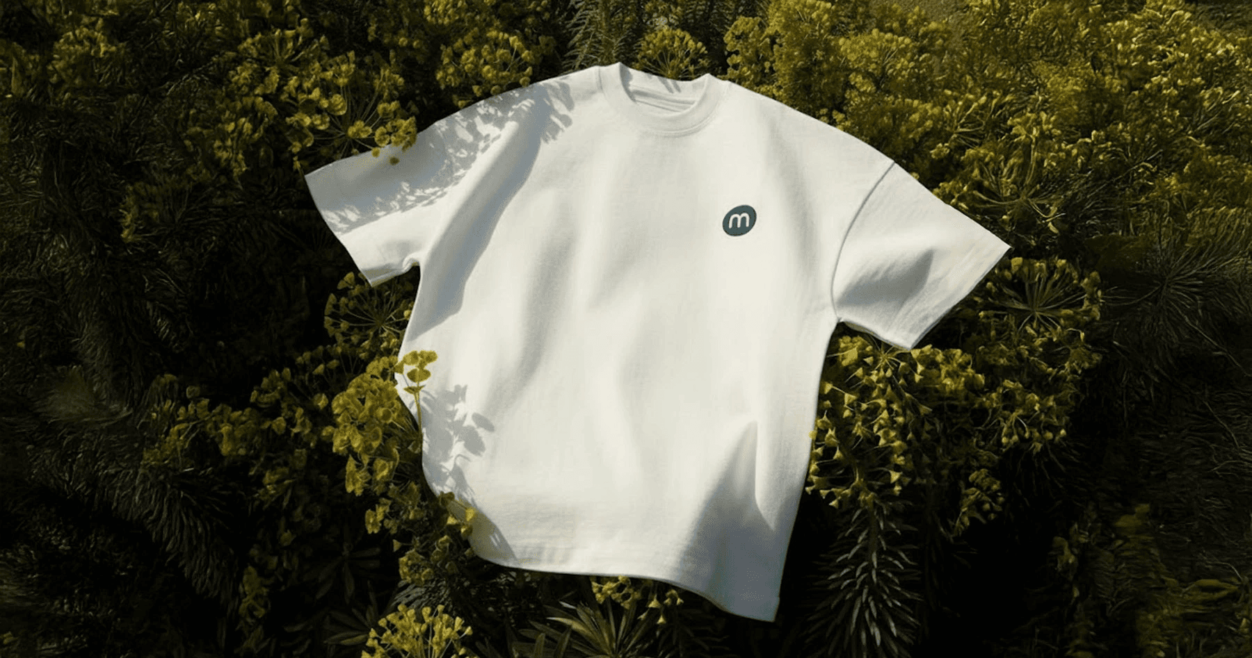 custom printed white t-shirt with logo