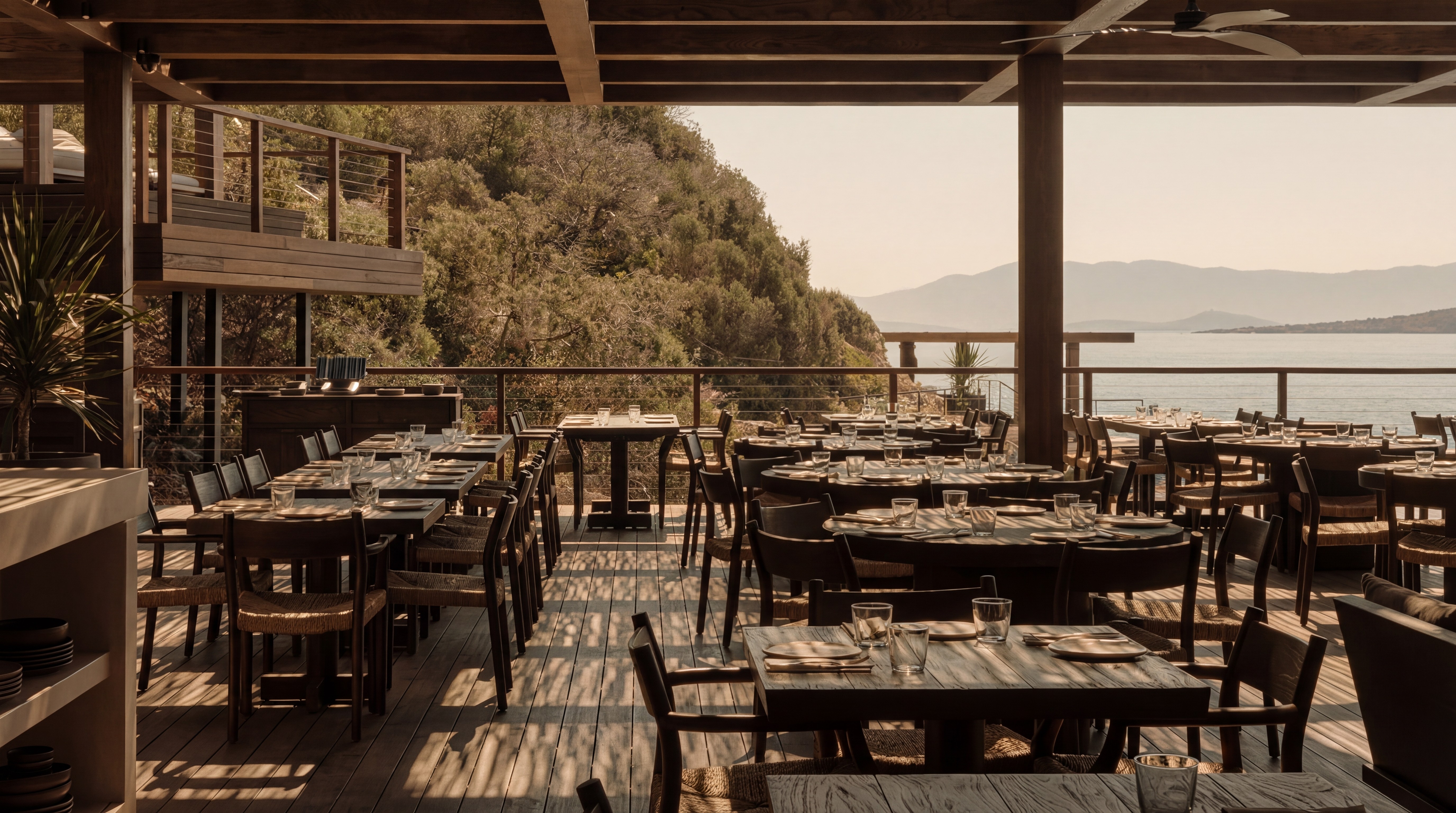 Scorpios Bodrum beachside restaurant in Yalıkavak with sunset dining and Aegean sea views