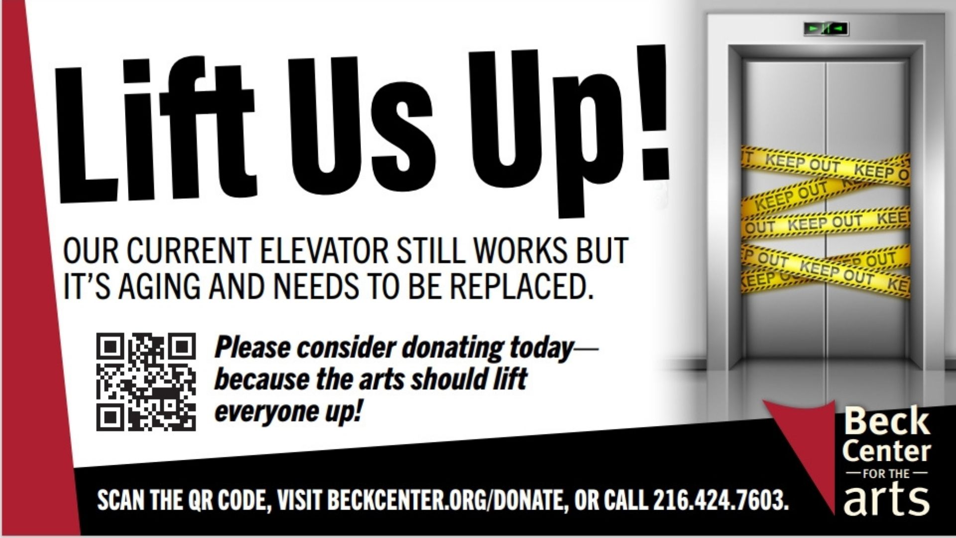 lift us up elevator campaign 