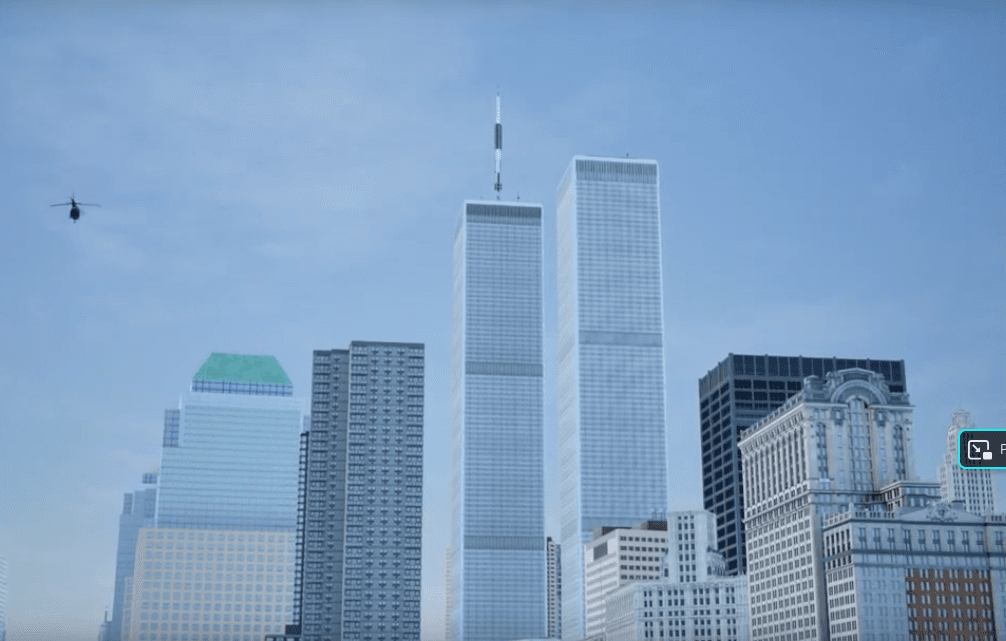 The Twin Towers in New York