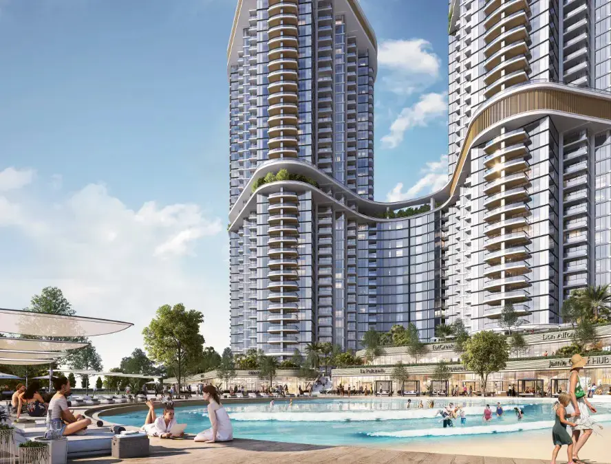 skyscape at sobha hartland 2 building views