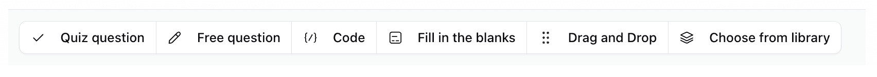 Additional Ways to Add Questions — screenshot 24