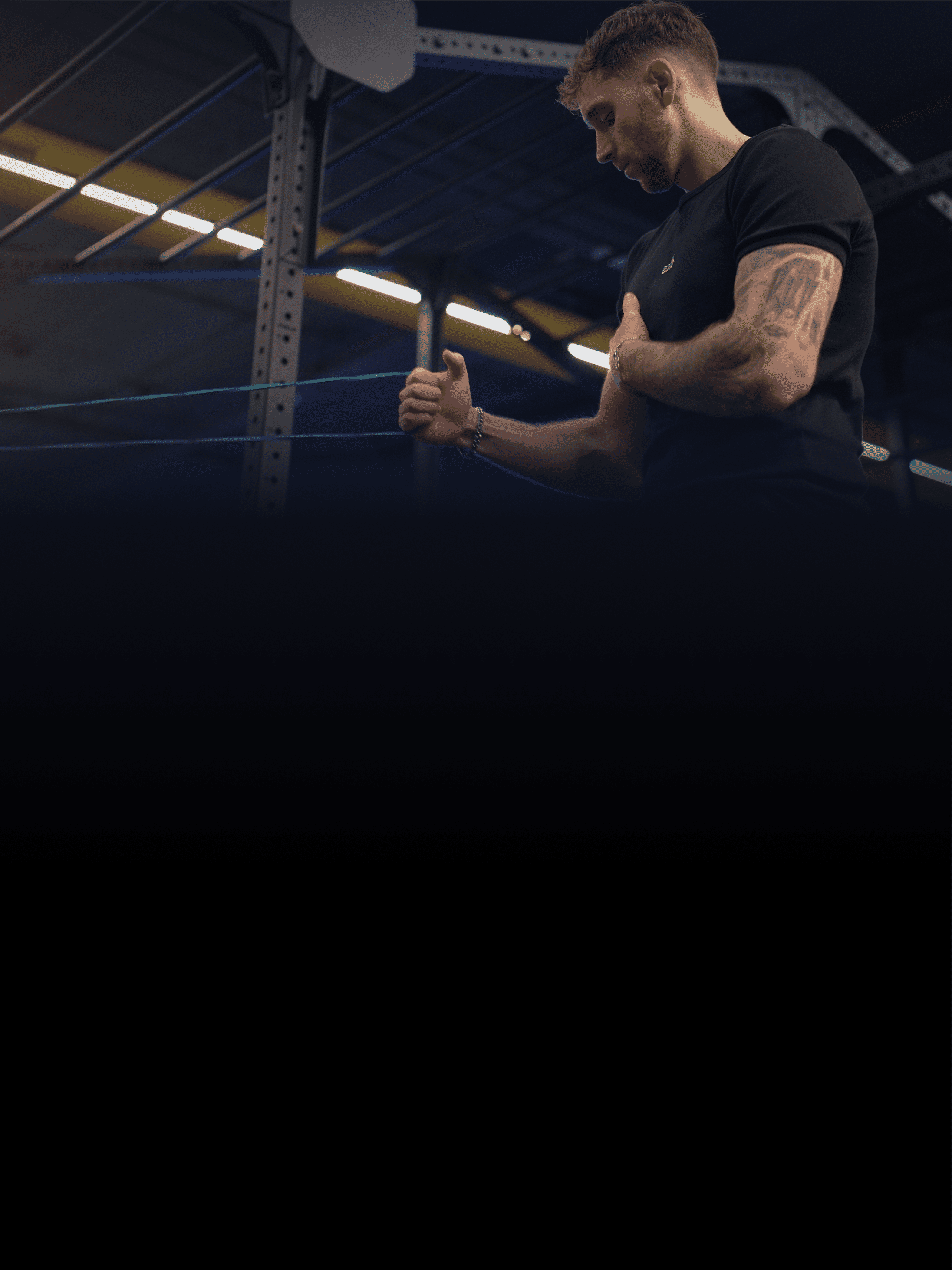 A man doing exercise