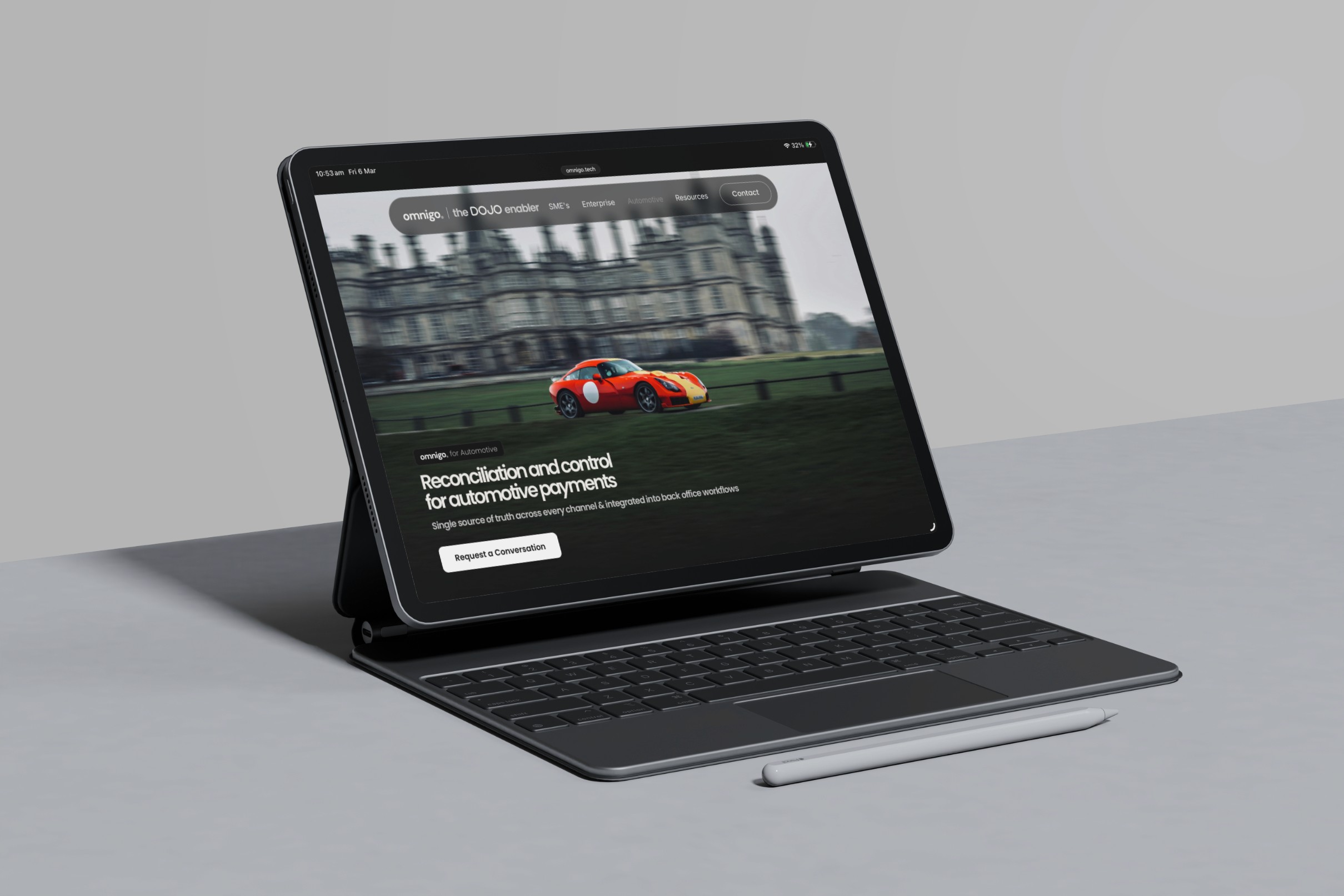 omnigo - automotive webpage