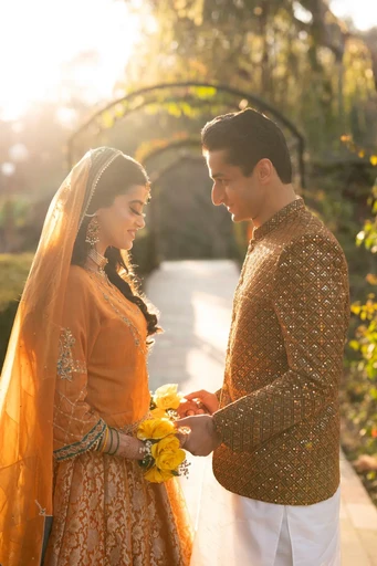 Elegant bridal photoshoot in Islamabad with natural light wedding photography