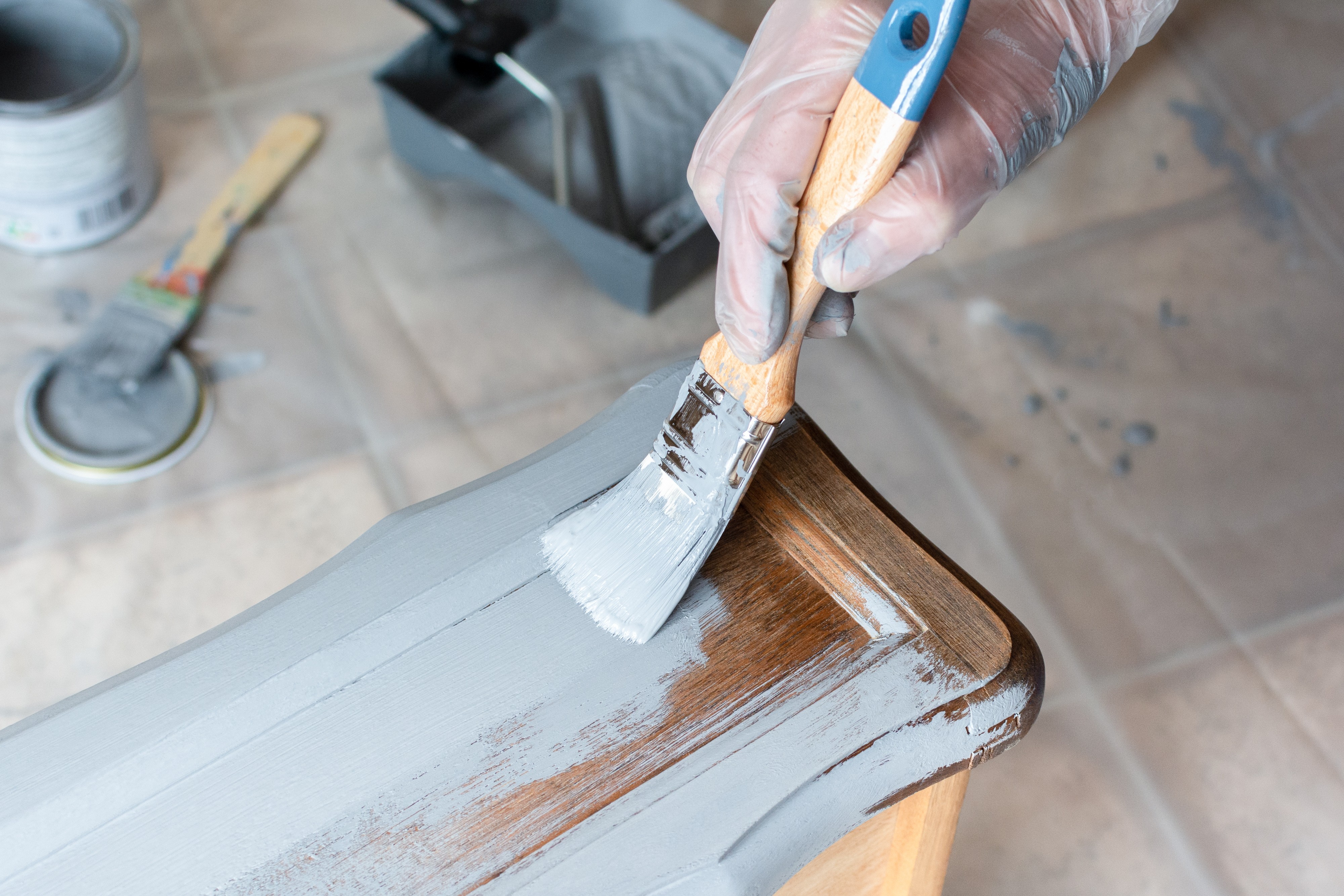 Teinture de boiseries