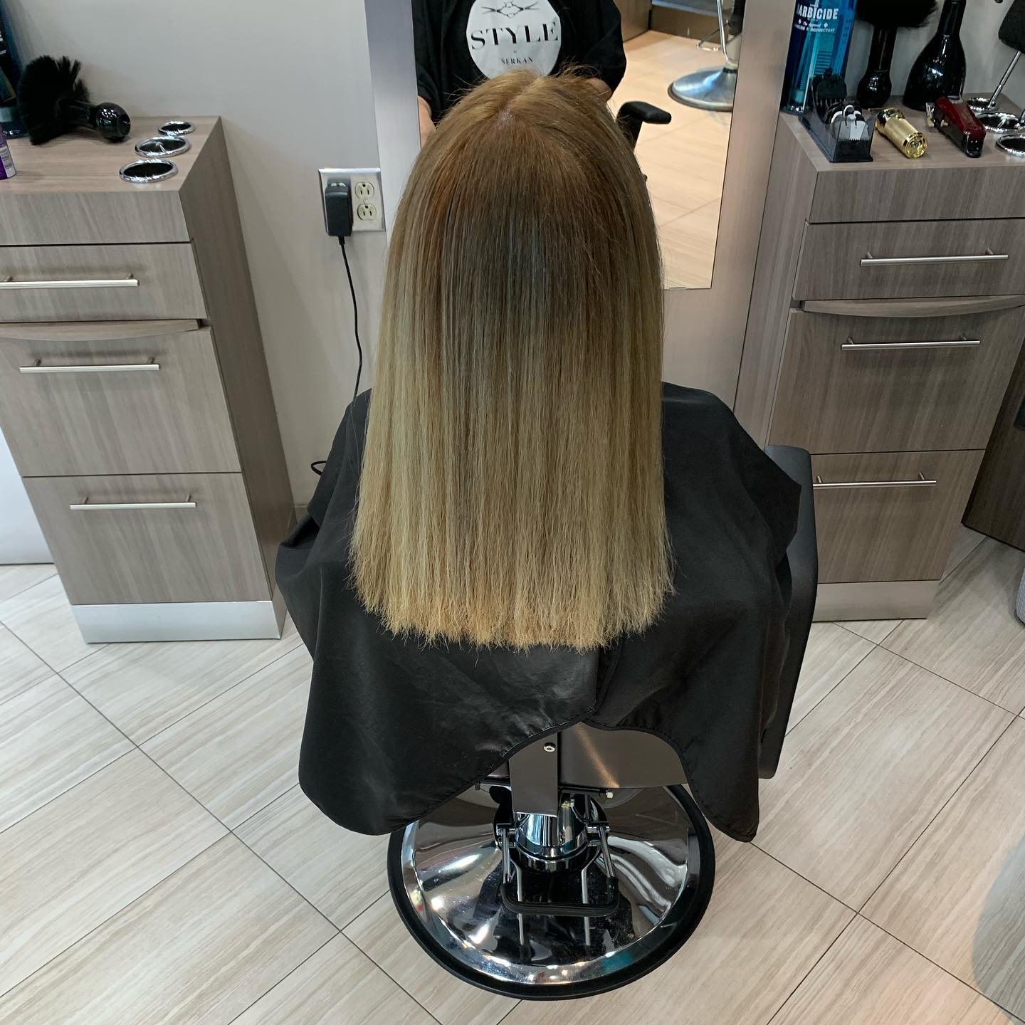 Partial Highlight, Touch-Up, Haircut and Blow-Dry