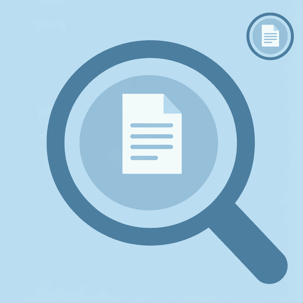 Magnifying glass focusing on hidden expenses in document review processes