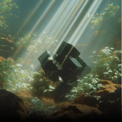 Cossy forest with dense tress 