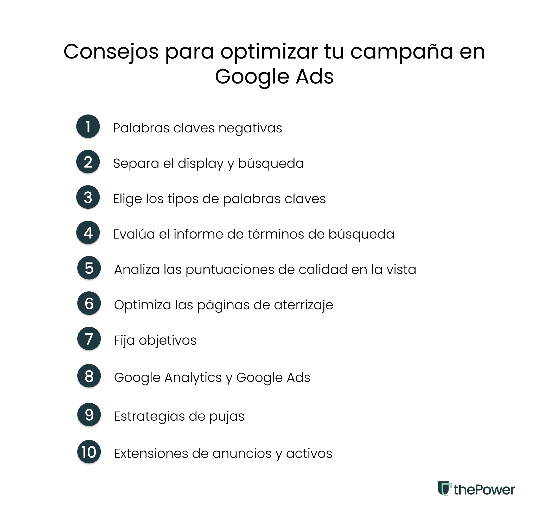 Consejos para optimizar tu campaña en Google Ads