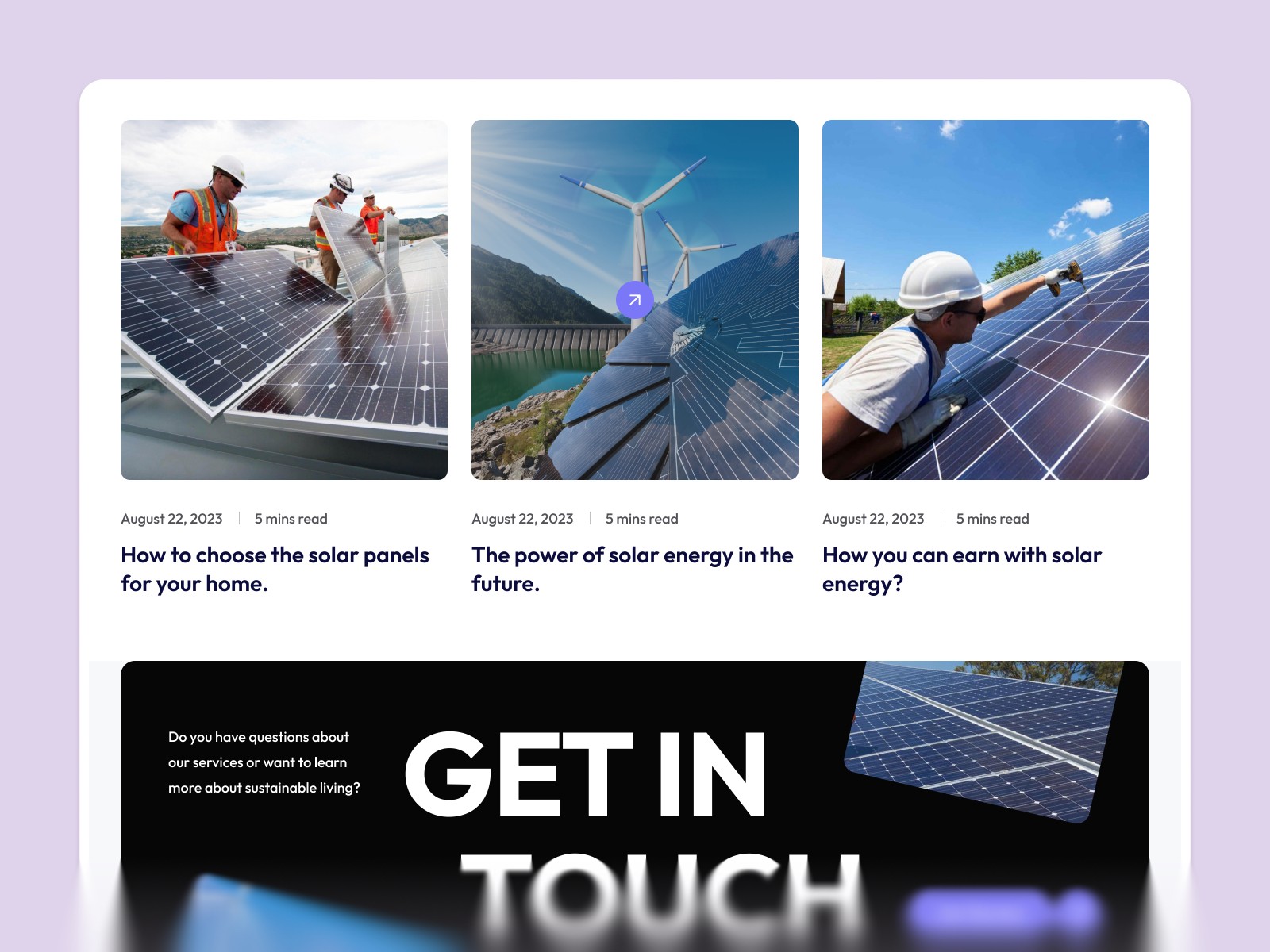 Solarify — 极简渐变企业服务官网设计灵感