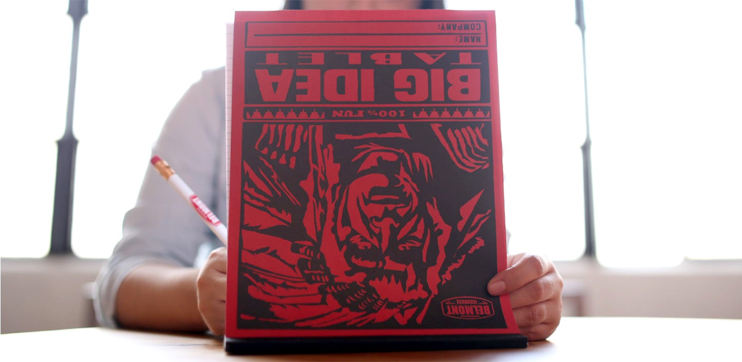 belmont swag Big Idea Notebad