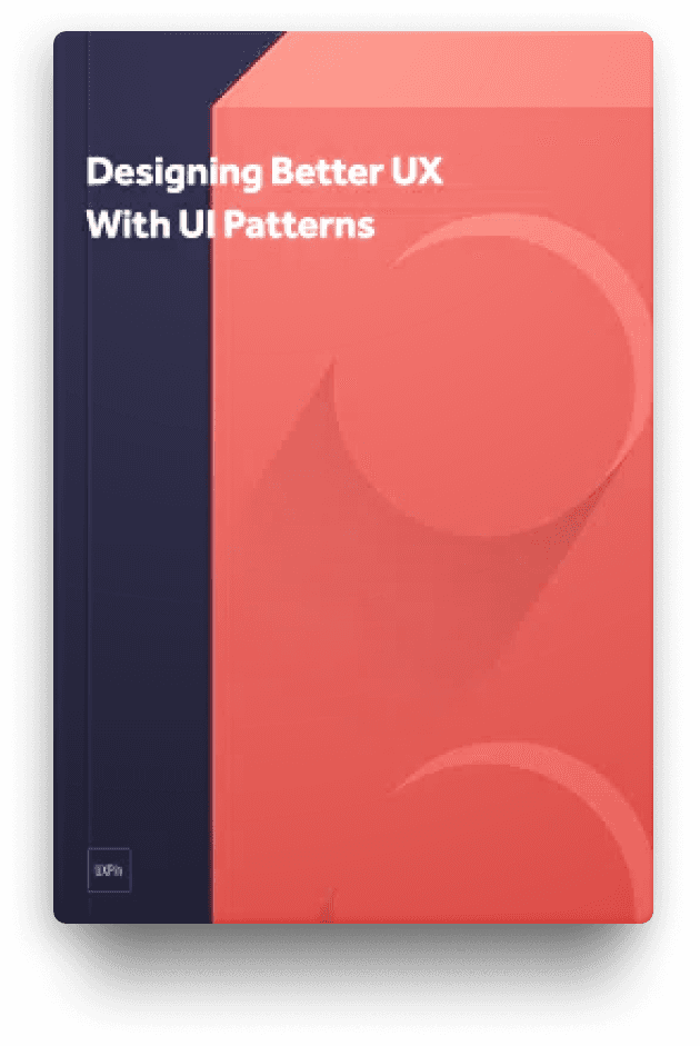 Cover of Designing Better UX With UI Patterns ebook