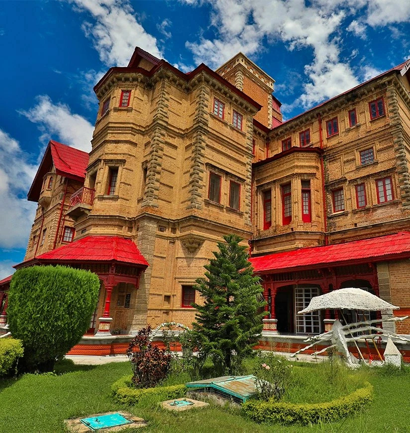 Heritage palace red roofs