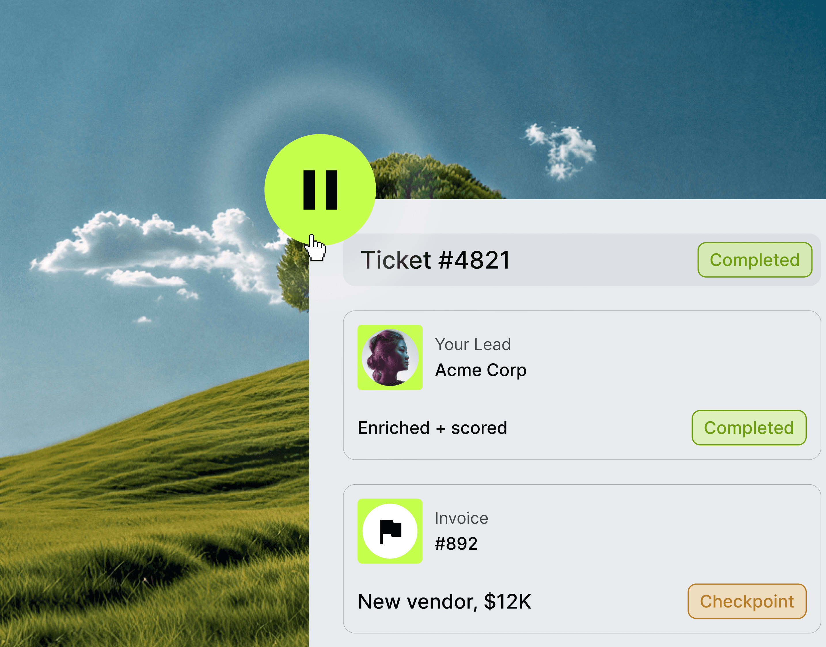 How it works step 2 interface preview