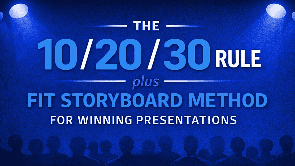 The 10/20/30 Rule for Successful Presentations: A Practical Guide