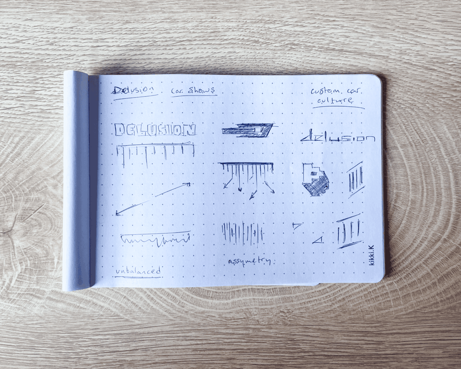 Delusion logo sketches