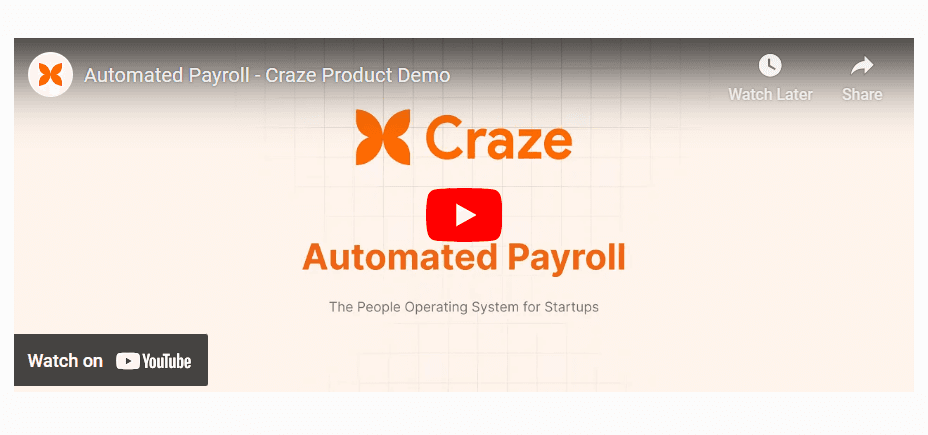 craze automated payroll