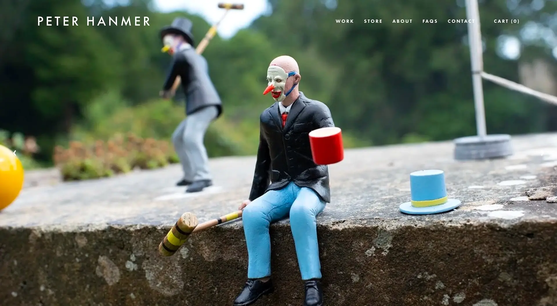 Artist Squarespace Portfolio Design