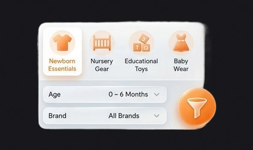 AppLanPage smart category filtering feature screenshot