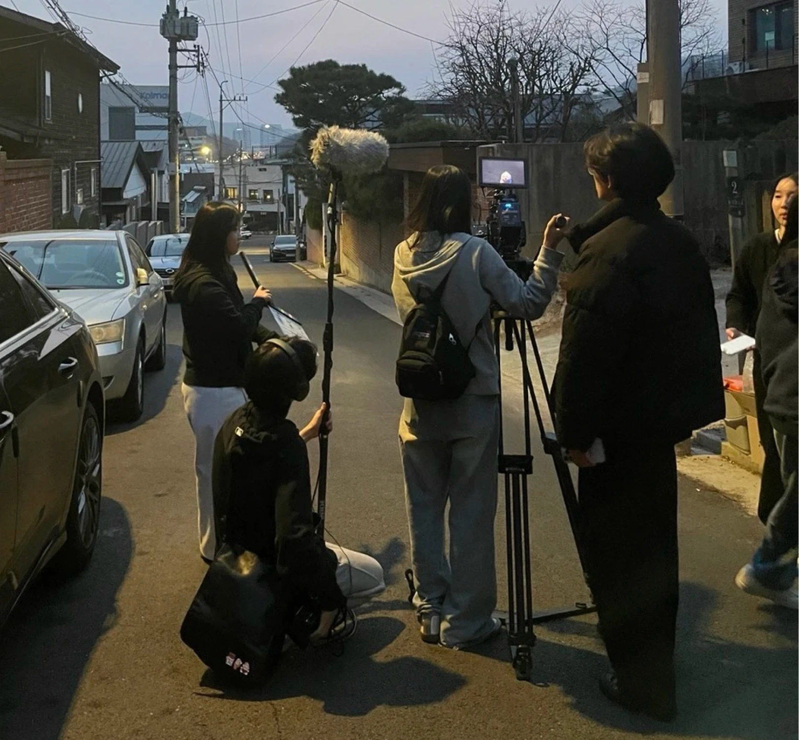 레슨포케이아트 예술 입시 학원에서 진행하는 영화제작 스쿨의 실제 영화촬영 현장을 보여줍니다.