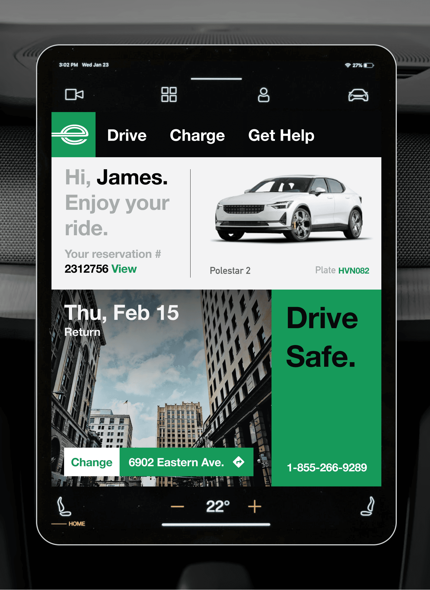 In-Car Rental App