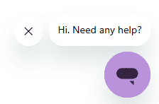 dextr live chat button example