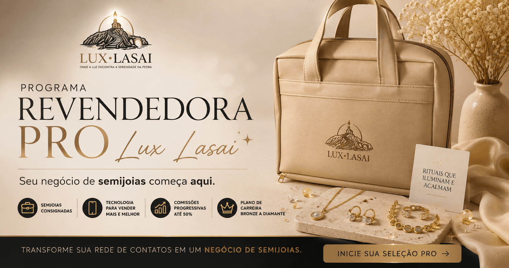 Apresentação do programa Revendedora PRO Lux Lasai