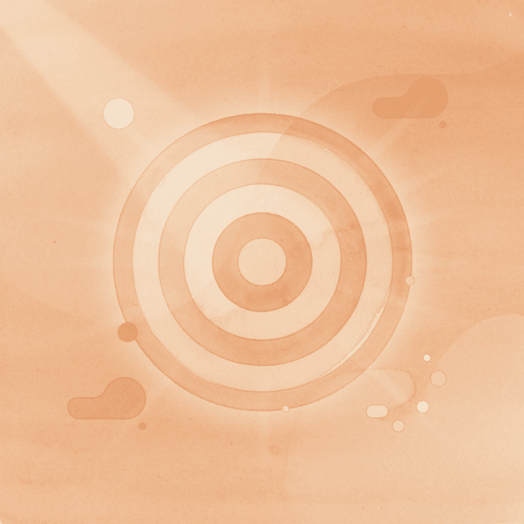 Target icon representing validation and proof of SEO results