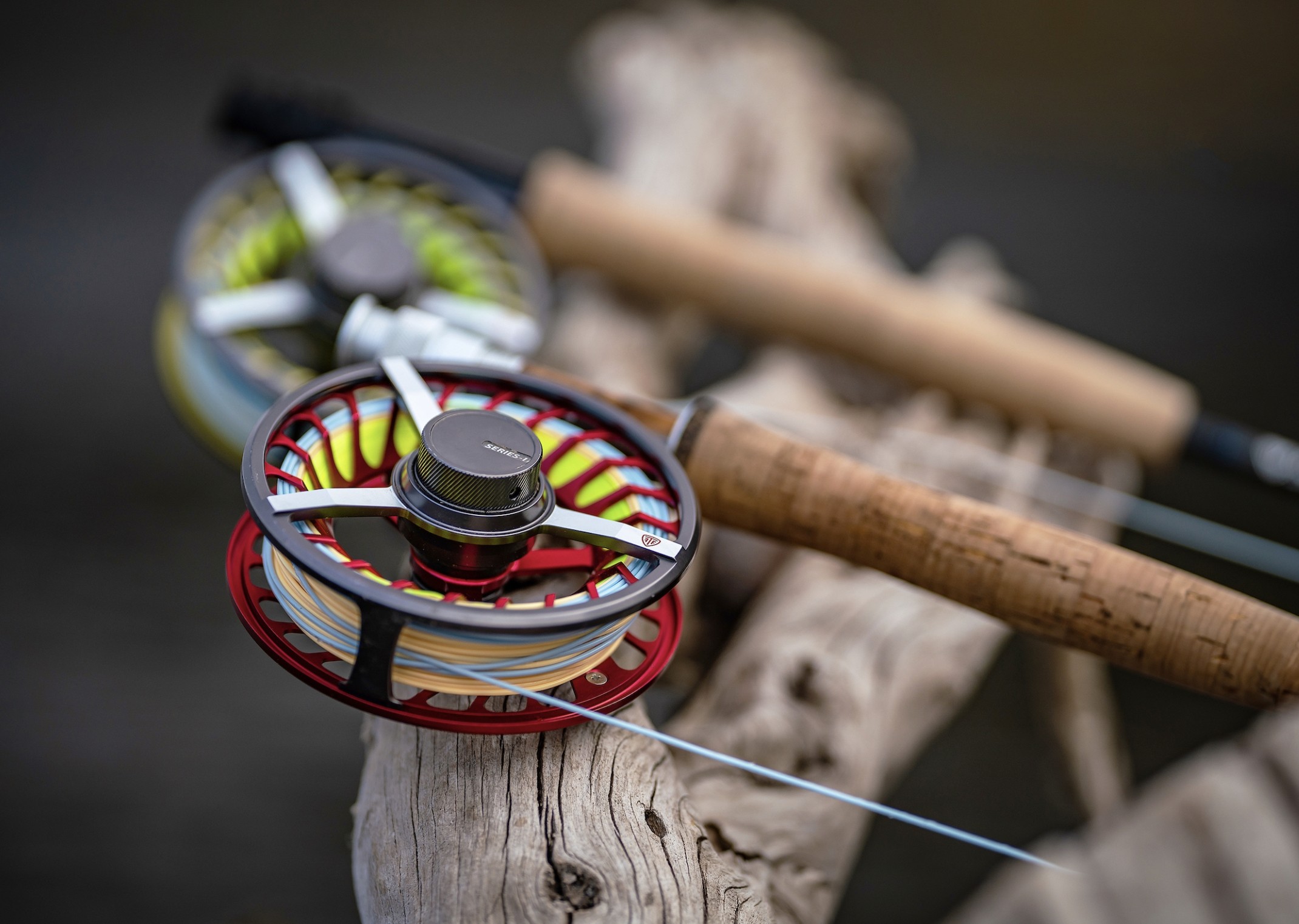 Taylor series-1 reel on a wood stick