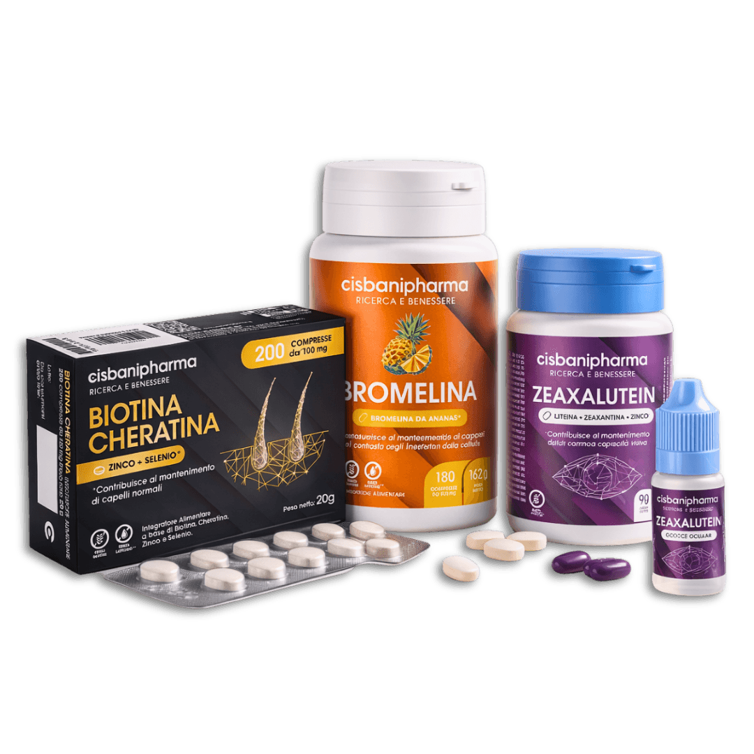 Cisbani supplements formulated for hair growth and eye health support