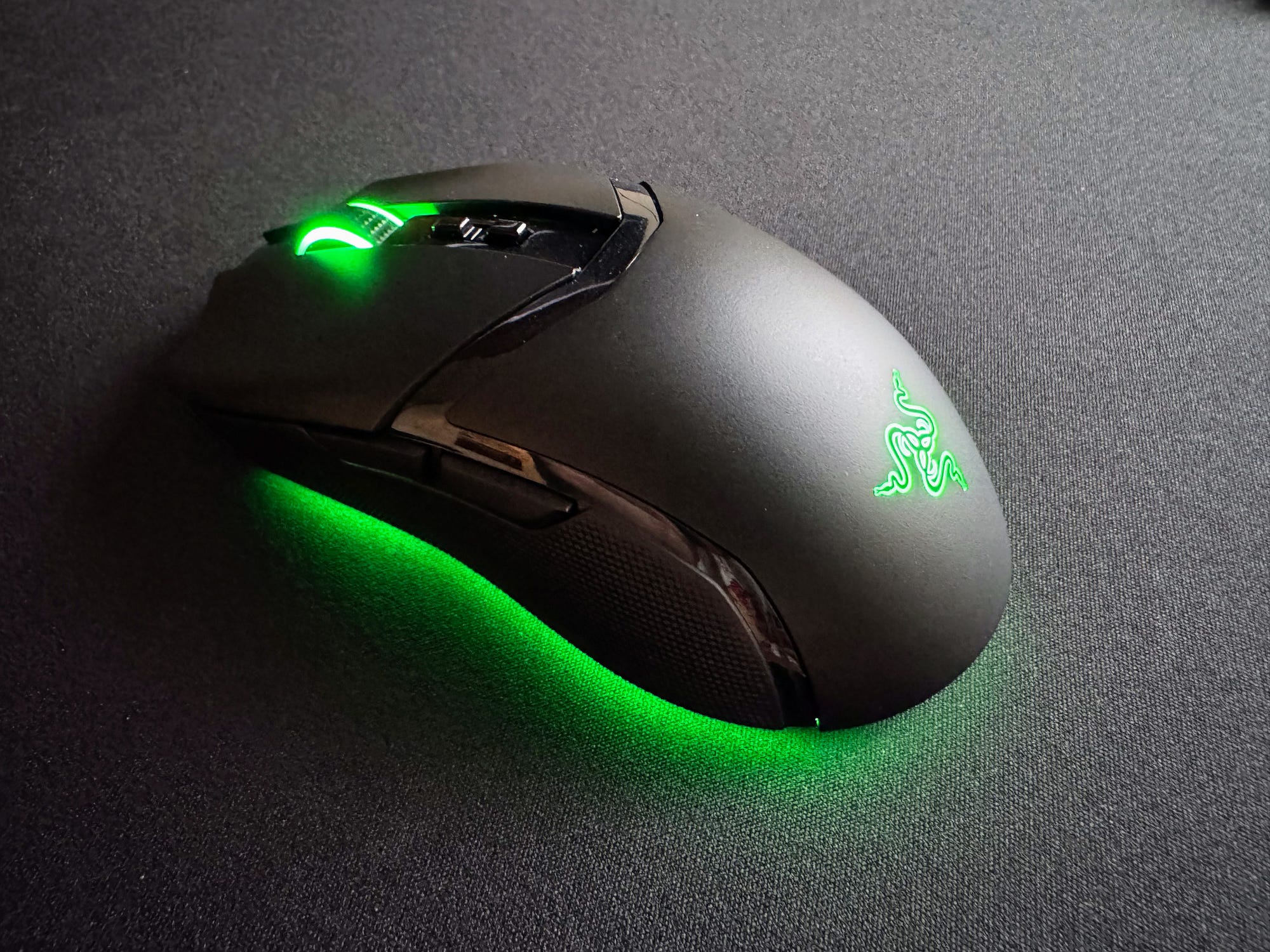 Low angle shot of the man in white shirt